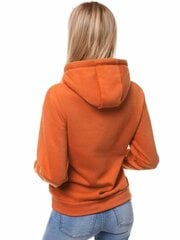 Oranžs sieviešu džemperis ar kapuci "Molin" цена и информация | Женские толстовки | 220.lv