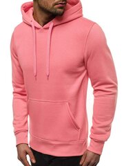 Tumši rozā vīriešu džemperis ar kapuci "Buvoli" cena un informācija | Vīriešu jakas | 220.lv
