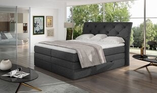 Кровать NORE Mirabel 06, 140x200 см, темно-серая цена и информация | Кровати | 220.lv