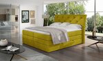 Кровать NORE Mirabel 12, 140x200 см, желтая