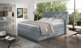 Кровать NORE Mirabel 19, 140x200 см, светло-синяя цена и информация | Кровати | 220.lv
