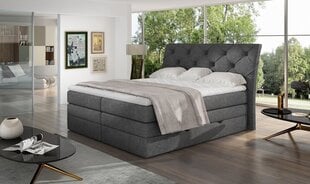 Кровать NORE Mirabel 14, 160x200 см, серая цена и информация | Кровати | 220.lv