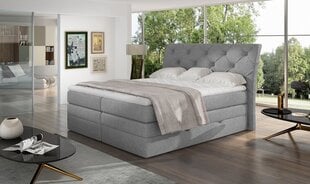 Кровать NORE Mirabel 04, 180x200 см, светло-серая цена и информация | Кровати | 220.lv