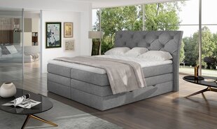 Кровать NORE Mirabel 16, 180x200 см, серая цена и информация | Кровати | 220.lv