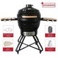 Grils ar piederumiem Zyle Kamado Diamond X Large ZY24KSBLDISET, 62 cm cena un informācija | Grili | 220.lv