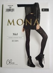 Женские колготки с имитацией дырок MONA Mel 50 (Черные) цена и информация | Колготки | 220.lv