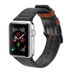 Браслет Dux Ducis "Casual Version" для Apple Watch, 38/40мм, чёрный цена и информация | Аксессуары для смарт-часов и браслетов | 220.lv