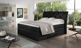 Кровать NORE Mirabel 15, 140x200 см, черная цена и информация | Кровати | 220.lv