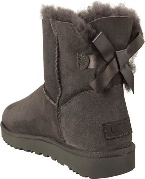 Sieviešu zābaki UGG - MINI_B_BOW_II_1016501 28506, pelēki цена и информация | Sieviešu zābaki, puszābaki | 220.lv