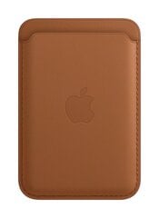 iPhone Leather Wallet with MagSafe, Saddle Brown cena un informācija | Telefonu vāciņi, maciņi | 220.lv