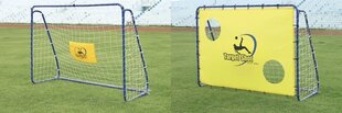 Futbola vārti ar treniņu sienu Spartan Training S2099, 214x153x73cm цена и информация | Футбольные ворота и сетки | 220.lv