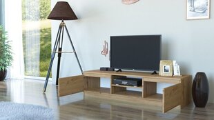 ТВ столик Malwa 140, коричневый цена и информация | Тумбы под телевизор | 220.lv
