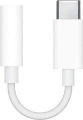 Apple USB-C to 3.5 мм Headphone Jack Adapter - MU7E2ZM/A цена и информация | Адаптеры и USB разветвители | 220.lv