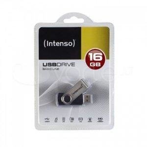 USB zibatmiņa Intenso Basic Line, 16GB cena un informācija | USB Atmiņas kartes | 220.lv