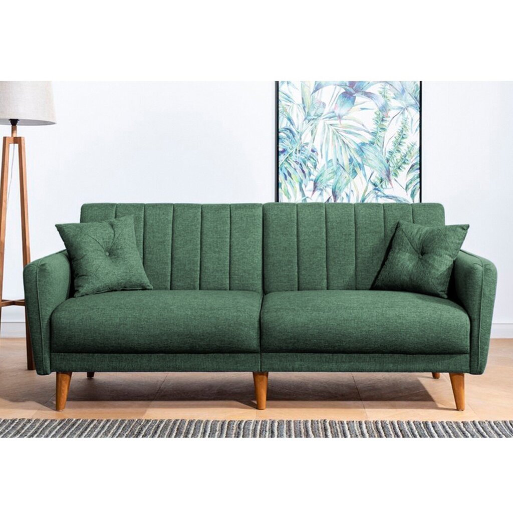 Dīvāns Artie Aqua, zaļš cena un informācija | Dīvāni | 220.lv