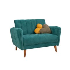 Диван Artie Aqua Loveseat, синий цена и информация | Диваны | 220.lv