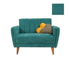 Dīvāns Artie Aqua Loveseat, zils cena un informācija | Dīvāni | 220.lv