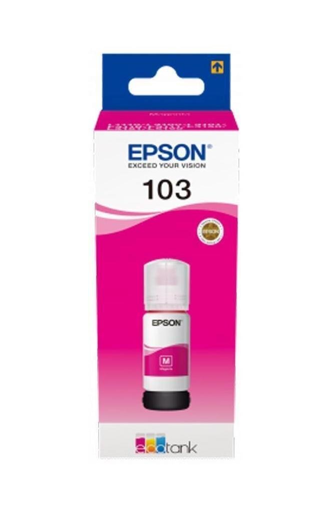 Epson 103 ECOTANK INK (C13T00S34A), Magenta cena un informācija | Tintes kārtridži | 220.lv