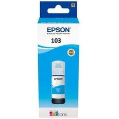 Epson 103 ECOTANK INK (C13T00S24A), Cyan цена и информация | Картриджи для струйных принтеров | 220.lv