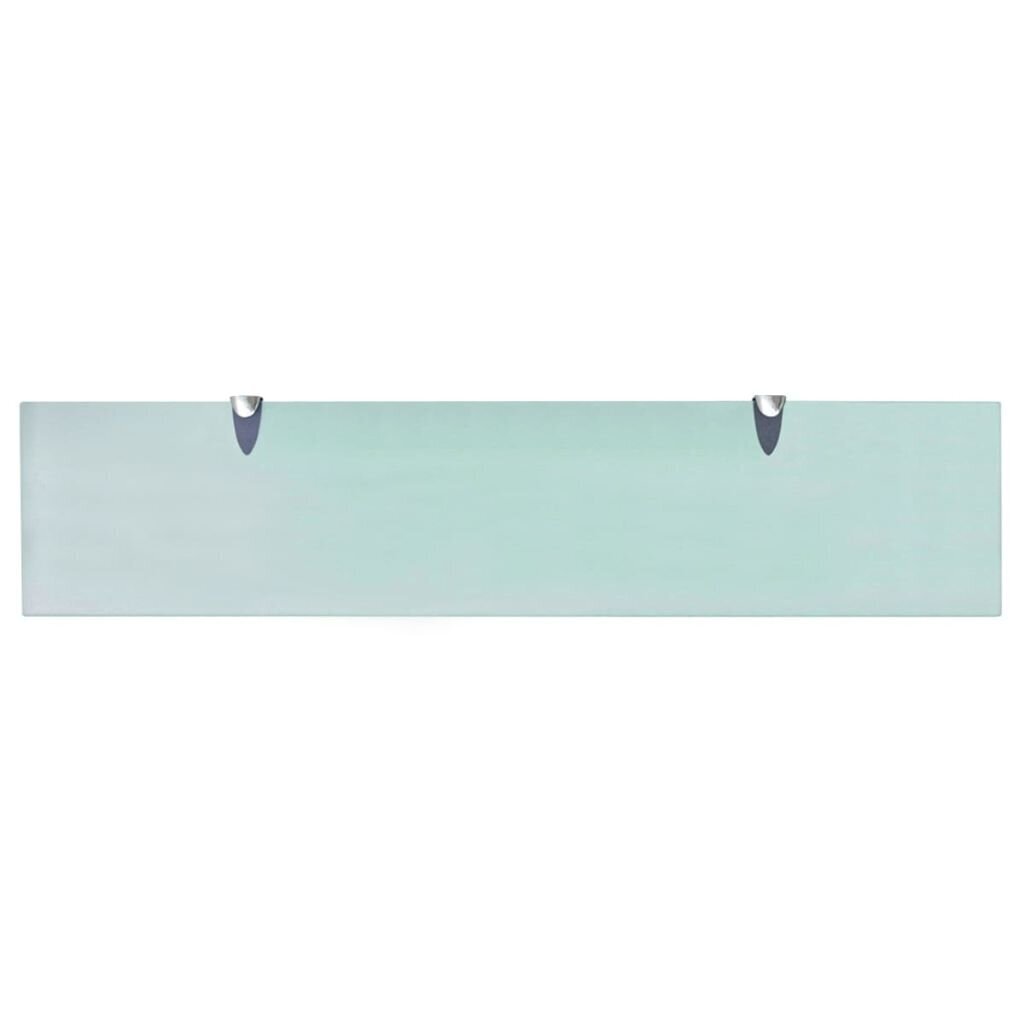 Sienas plaukts, stikls, 90x20 cm, 8 mm цена и информация | Plaukti | 220.lv