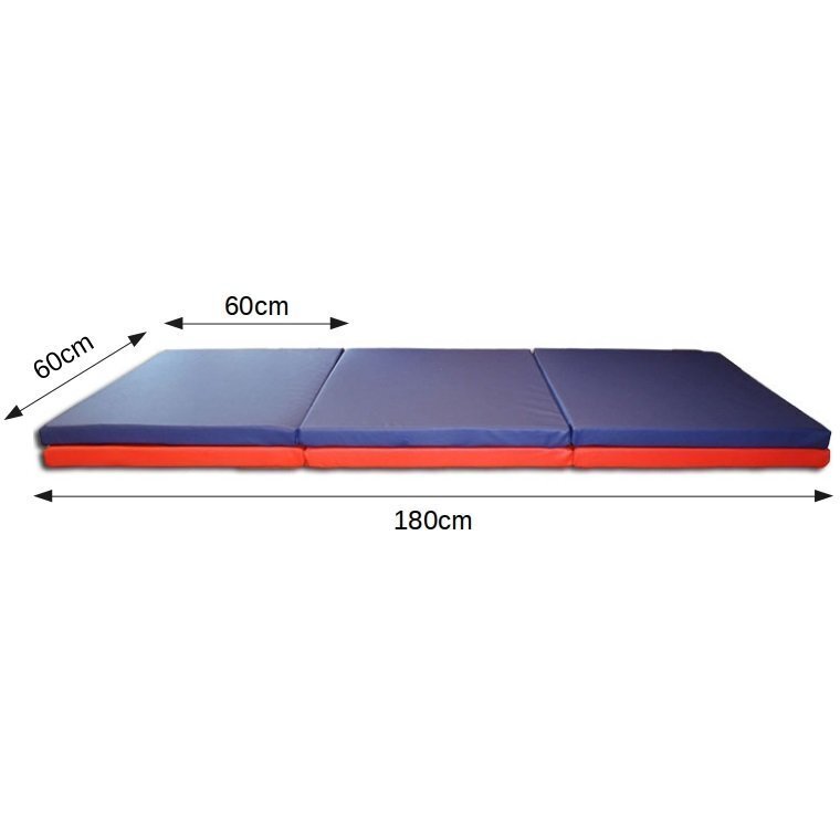 Saliekams vingrošanas paklājs Insportline Pliago, 180x60x5cm cena un informācija | Vingrošanas paklāji | 220.lv