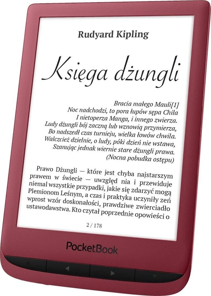 PocketBook PB628-R-WW цена и информация | E-grāmatu lasītāji | 220.lv