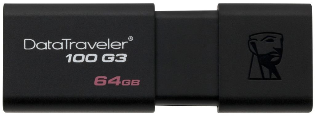 Zibatmiņa KINGSTON DataTraveler 100 G3 64 GB, USB 3.0 цена и информация | USB Atmiņas kartes | 220.lv