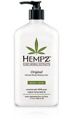 Drėkinantis kūno pienelis su augaliniais ekstraktais Hempz Herbal 500 ml цена и информация | Кремы, лосьоны для тела | 220.lv