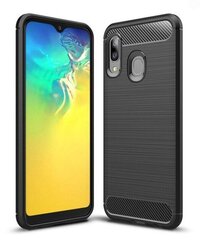 Fusion Trust Back Case Silikona Aizsargapvalks Priekš Samsung A215 Galaxy A21 Melns цена и информация | Чехлы для телефонов | 220.lv