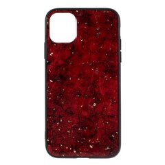Fusion Art Epoxy Back Case Silikona Aizsargapvalks Priekš Apple iPhone 11 Pro Tumši Sarkans cena un informācija | Telefonu vāciņi, maciņi | 220.lv