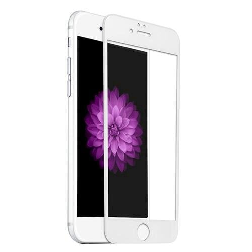 Fusion Full Glue 5D Tempered Glass Aizsargstikls Pilnam Ekrānam Apple iPhone 6 Plus / 6S Plus Balts cena un informācija | Ekrāna aizsargstikli | 220.lv