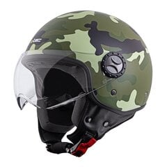 Motorollera ķivere W-TEC FS-701C Camo kamuflāžas cena un informācija | Moto ķiveres | 220.lv