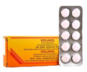 Violahol, tabletes, 50 gab., pa 385 mg cena un informācija | Vitamīni, preparāti, uztura bagātinātāji imunitātei | 220.lv