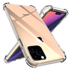 Fusion Anti Shock 0.5 mm Silikona Aizsargapvalks Priekš Apple iPhone 12 / 12 Pro Caurspīdīgs цена и информация | Чехлы для телефонов | 220.lv
