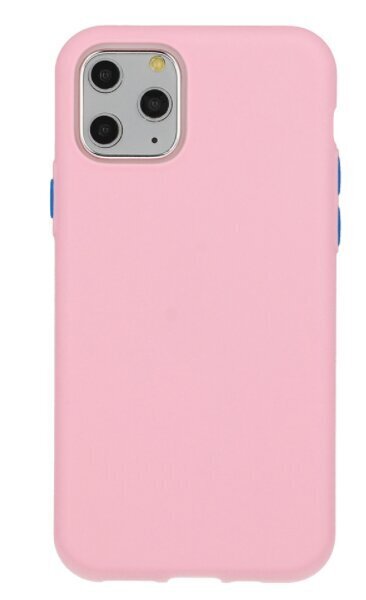 Fusion Solid Case Silikona Aizsargapvalks Priekš Apple iPhone 12 / 12 Pro Rozā cena un informācija | Telefonu vāciņi, maciņi | 220.lv