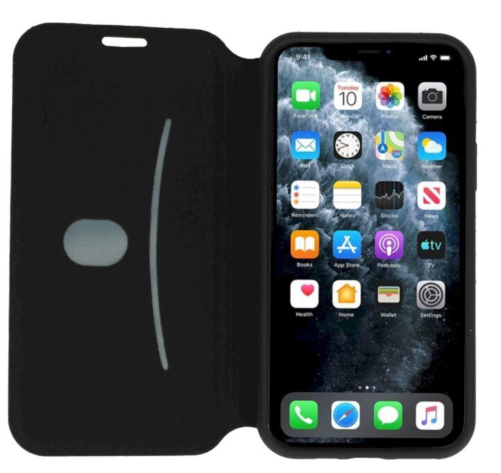 Fusion Lite Book Case Grāmatveida Maks Telefonam Apple iPhone 12 Mini Melns cena un informācija | Telefonu vāciņi, maciņi | 220.lv