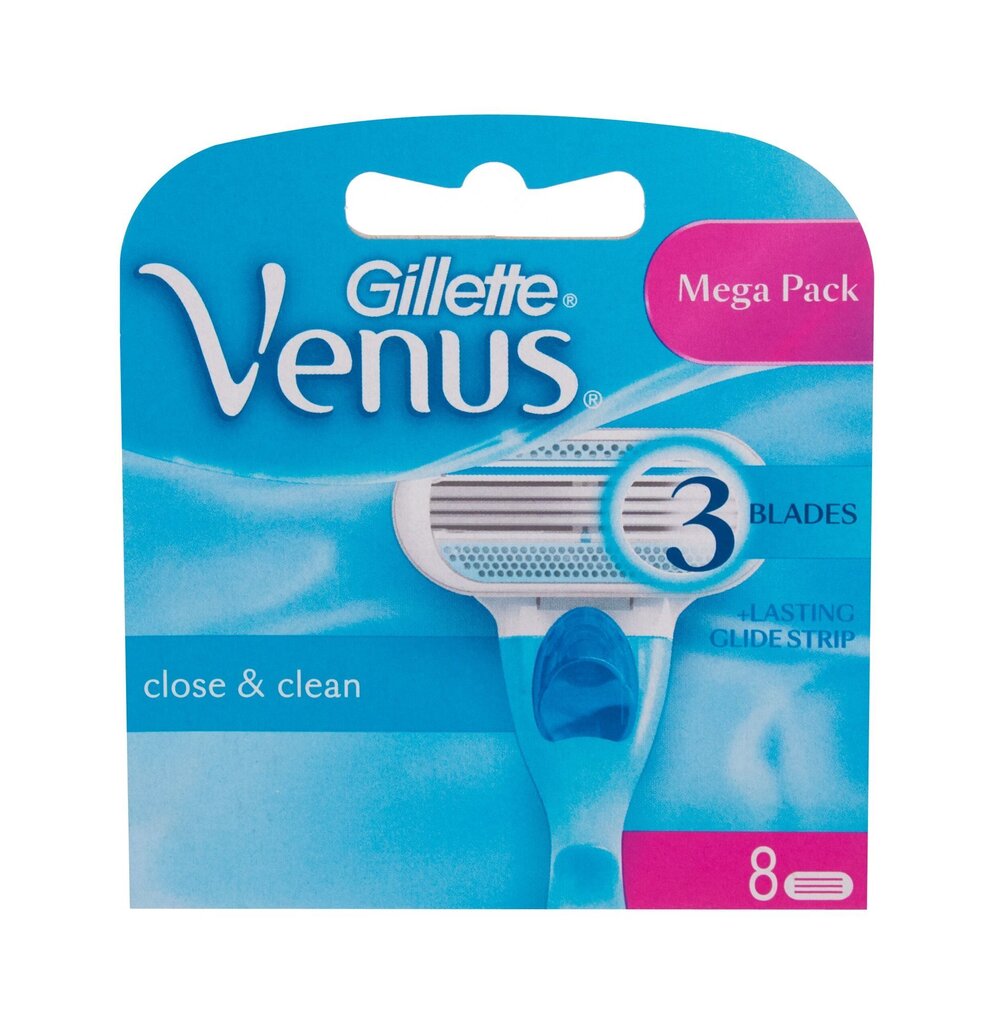 Skuvekļa kārtridži Gillette Venus, 8 gab. cena un informācija | Skūšanās piederumi, kosmētika | 220.lv