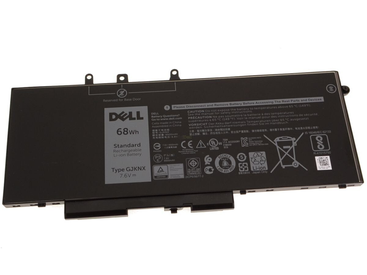 Akumulators Dell Latitude 5480/5490/5280/5290/5580/5590/5491/5591, Precision 3520/3530 4-cell 68Wh, GJKNX cena un informācija | Akumulatori portatīvajiem datoriem | 220.lv