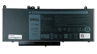 Аккумулятор Dell Latitude E5470/5570/E5270, Precision 3510, 4 ячейки , 62 Втч, 6MT4T цена и информация | Аккумуляторы для ноутбуков	 | 220.lv