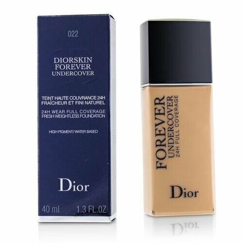 Grima pamats Christian Dior Diorskin Forever Undercover, 40 ml, 022 Cameo cena un informācija | Grima bāzes, tonālie krēmi, pūderi | 220.lv