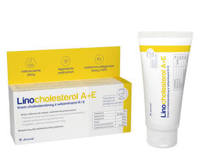 Lino cholesterol A+E, krēms, 50g cena un informācija | Ķermeņa krēmi, losjoni | 220.lv