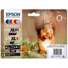 Tinte EPSON Multipack 6-krāsas 378XL/478XL cena un informācija | Tintes kārtridži | 220.lv