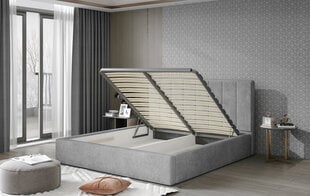 Кровать NORE Audrey 01, 140x200 см, бежевая цена и информация | Кровати | 220.lv