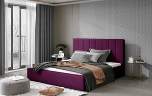Кровать NORE Audrey 06, 160x200 см, фиолетовая цена и информация | Кровати | 220.lv