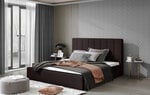 Кровать NORE Audrey 09, 160x200 см, темно-коричневая