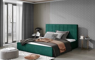Кровать NORE Audrey 05, 200x200 см, зеленая цена и информация | Кровати | 220.lv