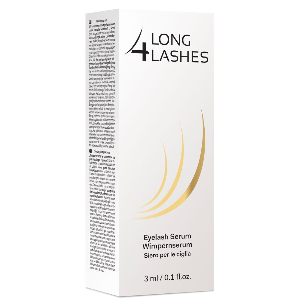 Serums skropstu augšanai Original formula Oceanic Long 4 Lashes 3 ml cena un informācija | Acu ēnas, skropstu tušas, zīmuļi, serumi | 220.lv