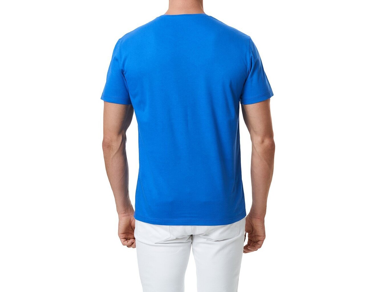 Kokvilnas T-krekls ar kabatu, zils цена и информация | Vīriešu T-krekli | 220.lv