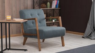 Кресло Artie Kemer, синее/коричневое цена и информация | Кресла в гостиную | 220.lv