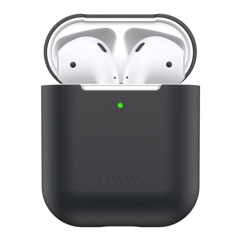 Baseus Super Thin Silica Gel Case AirPods 1/2 cena un informācija | Austiņas | 220.lv